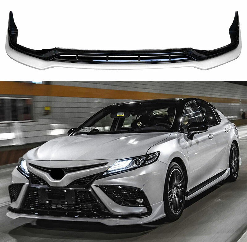 2018-2024 Gen 8 Toyota Camry - Pearl White - Yofer V1 Front Lip